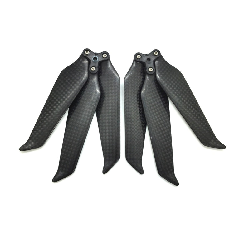 For DJI Mavic 2 Pro / Zoom 8743F Carbon Fiber Three-blade Propeller, Spec: 1pair