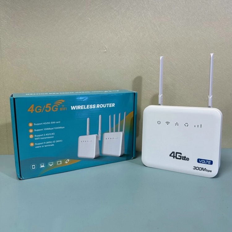 European Version 4G WiFi6 VOLTE CPE Wireless SIM Card Router With RJ45+RJ11, EU Plug - Wireless Routers by PMC TechLife | Online Shopping South Africa | PMC TechLife | Buy Now Pay Later Mobicred