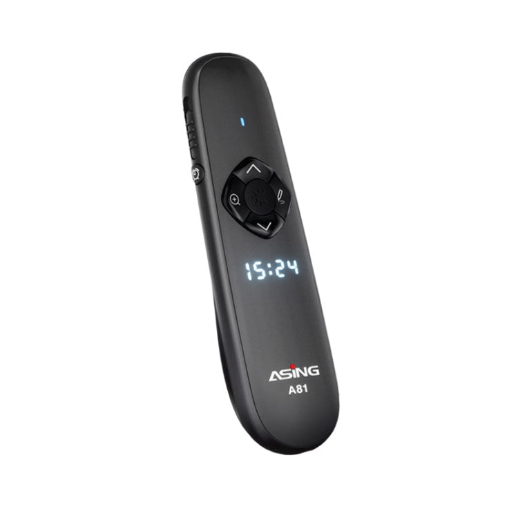 ASiNG A81 PPT Page Turning Clicker With Timing Function & 32G 3-in-1 USB Receiver, Color: Red Light - free shipping - PMC Jewellery - Order now!