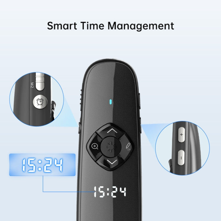 ASiNG A81 PPT Page Turning Clicker With Timing Function & 32G 3-in-1 USB Receiver, Color: Red Light - free shipping - PMC Jewellery - Order now!