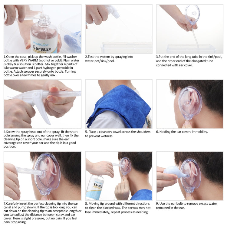 HailiCare 18 In 1 Ear Washer Ear Wax Cleaning Tool For Home Use - free shipping - PMC Jewellery - Order now!