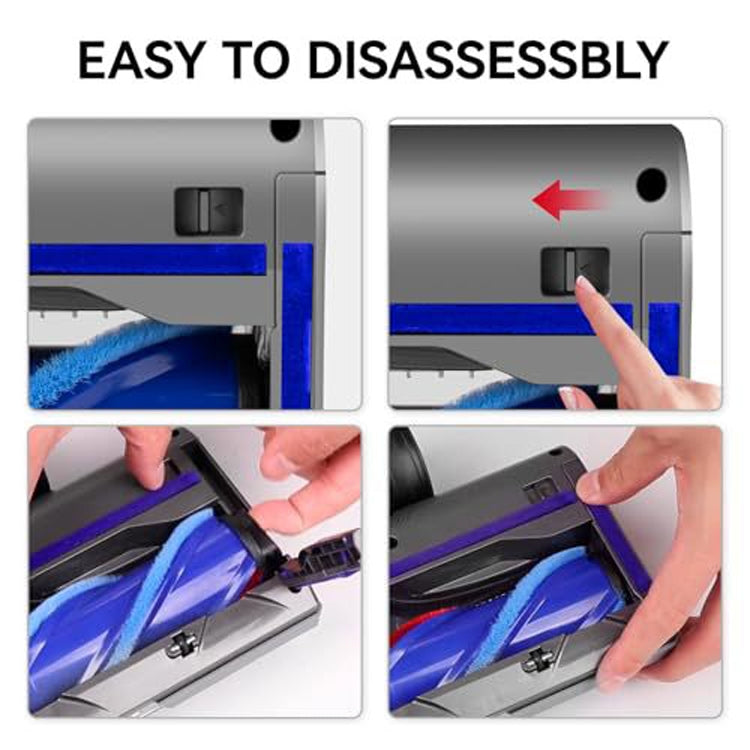 For Dyson V12 Slim / V10 Slim Full Range Dust Display Direct Drive Brush Head Vacuum Cleaner Accessories - free shipping - PMC TechLife - Order now!