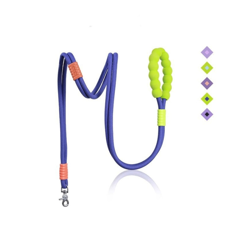 Explosion-Proof Two-Stage Dog Leash With Foam Handle For Medium And Large Dogs(Black Currant)