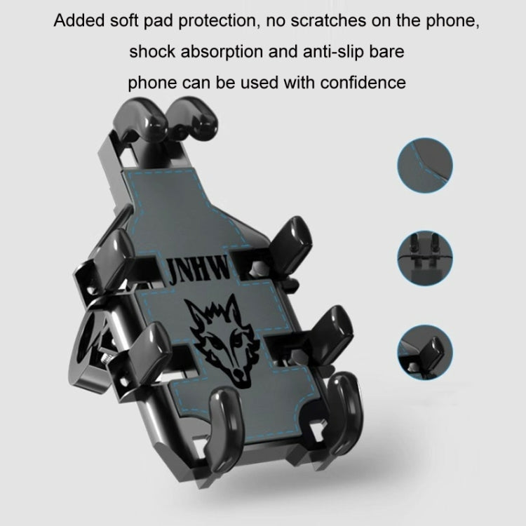 JNHW Motorcycle Bicycle Eight Claw Mobile Phone Navigation Shockproof Bracket, Style: For Handlebar - Holder by JNHW | Online Shopping South Africa | PMC Jewellery | Buy Now Pay Later Mobicred