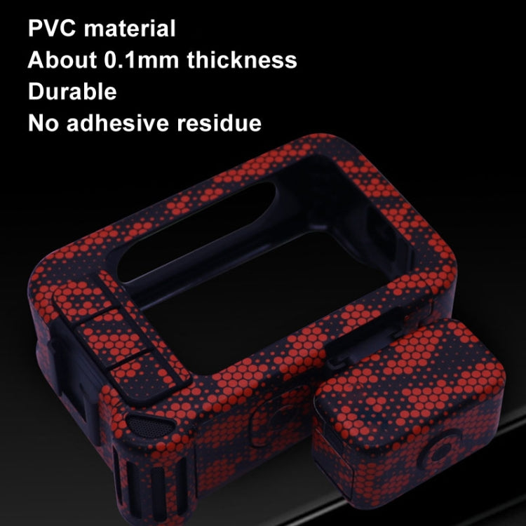 For GOPro HERO13 Black Camera Stickers Body Protective Film, Style: 11 Circuit Red