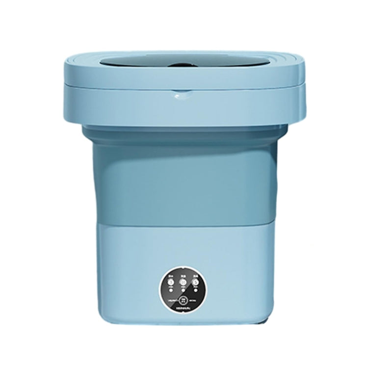 Fully Automatic Mini Foldable Washing Machine With Dehydration Function, Size: AU Plug(Blue)