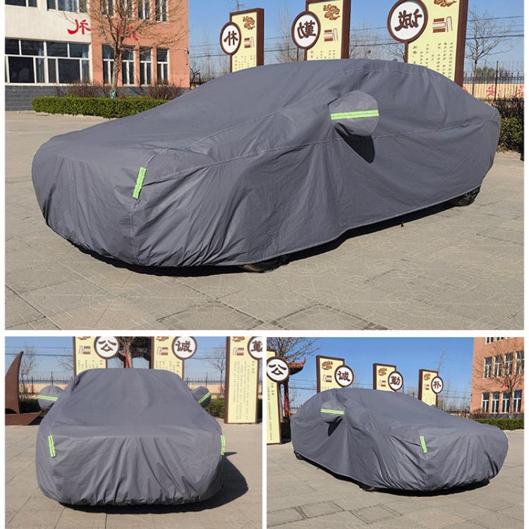 Sedan Car EVA Plus Velvet Thickened Heat Insulation Sunshade With Shark Fin, Size: L+ 4.75x1.75x1.5m