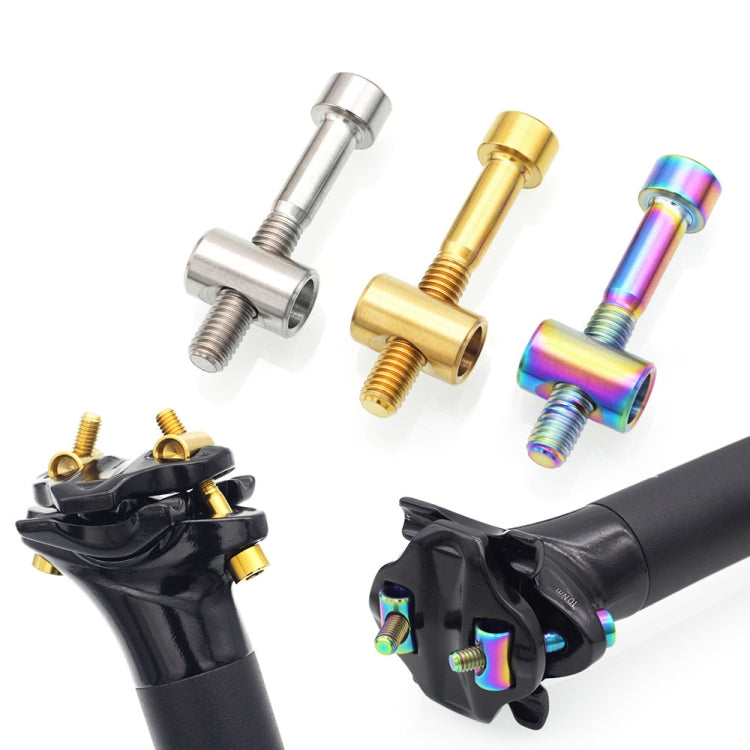 Bicycle Titanium Alloy Seat Post Locking Screws, Color: M6x30 Titanium - Bicycle Saddle by PMC TechLife | Online Shopping South Africa | PMC TechLife | Buy Now Pay Later Mobicred