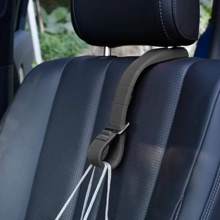 Adjustable Silicone Car Seat Back Storage Hook(Black) - Auto Fastener & Clips by PMC TechLife | Online Shopping South Africa | PMC TechLife | Buy Now Pay Later Mobicred