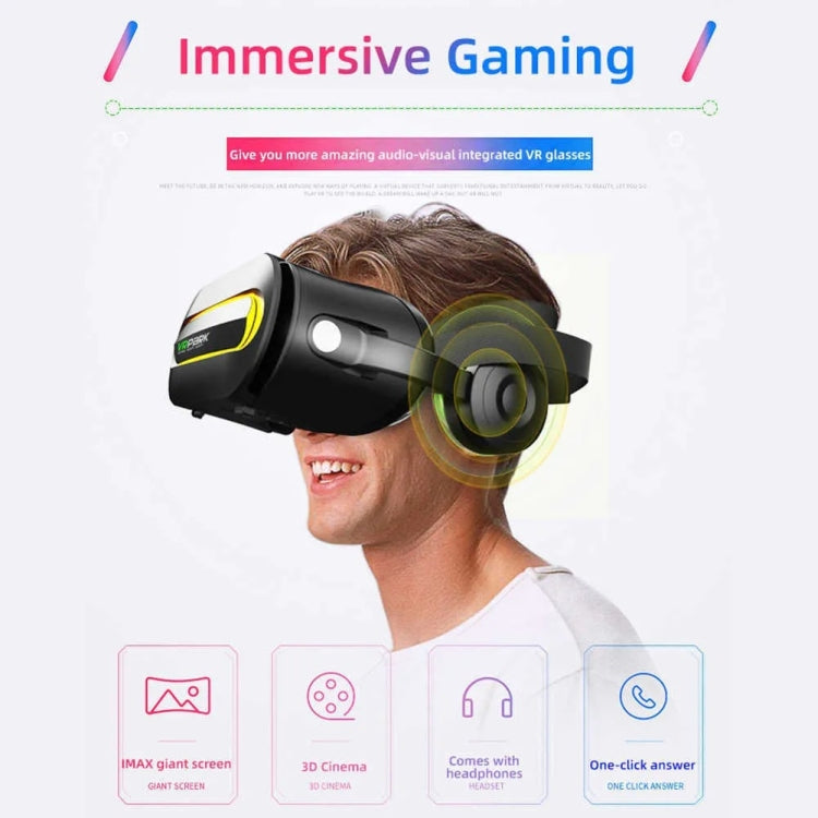 VRPARK J60 Virtual Reality Headset VR Glasses Built-In Headphones For Immersive Experience(White) - free shipping - PMC Jewellery - Order now!