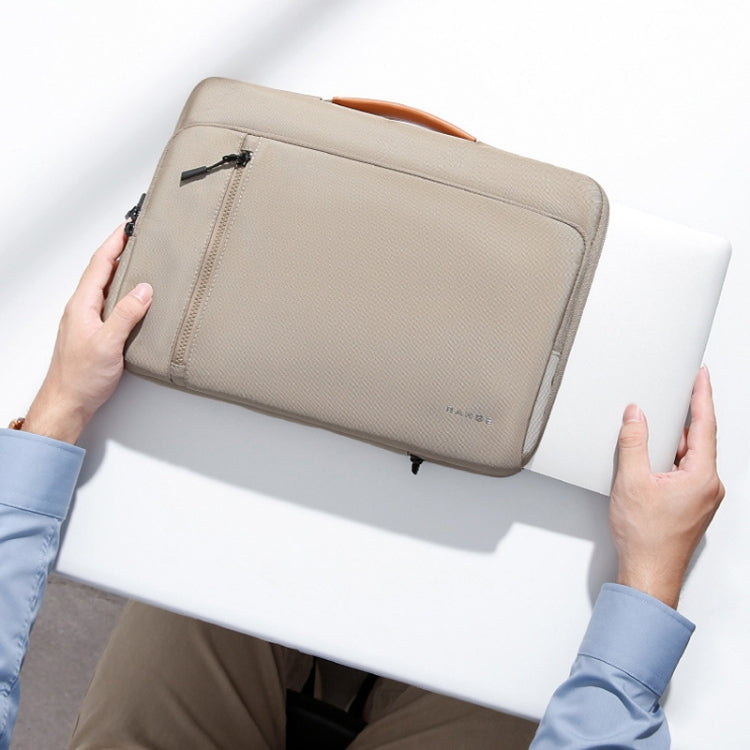 BANGE BG-6802 Laptop Bag Notebook Protective Case, Color: Khaki Large - free shipping - PMC Jewellery - Order now!