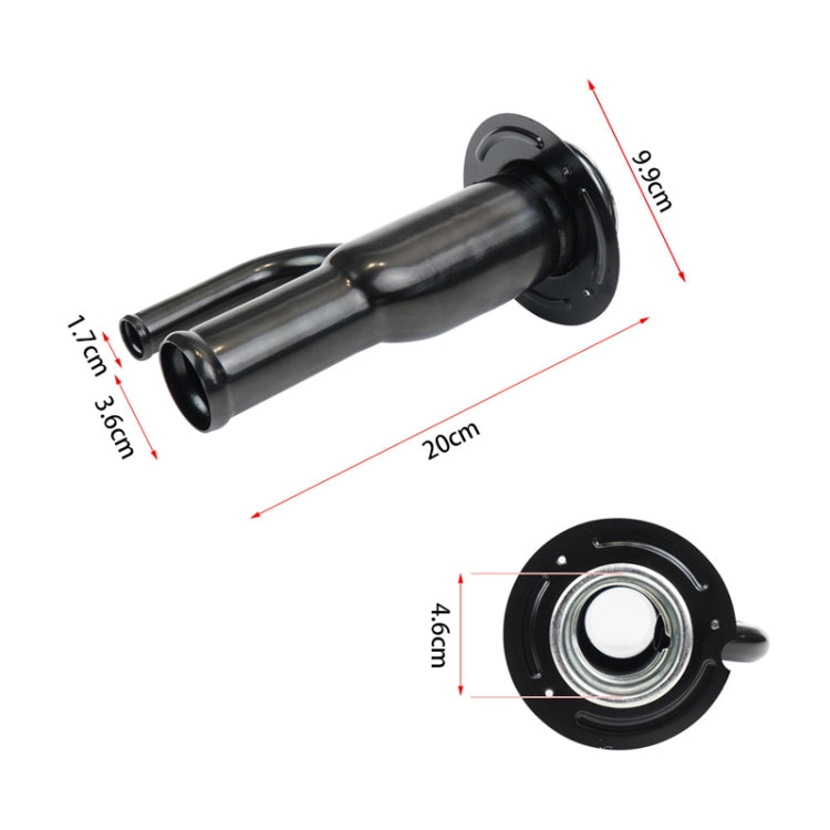 Car Fuel Tank Filler Pipe For Ford F-350 / F-450 / F-550 Super Duty 6.0L Fuel Engine 2005-2007(Black)