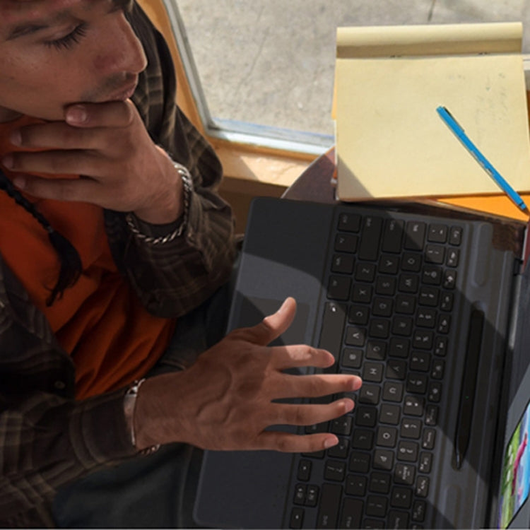 For Microsoft Surface Pro 8 / 9 / X Bluetooth Keyboard Magnetic Tablet Wireless Touch Backlit Keyboard With Pen Slot(Blue) - Others Keyboard by PMC TechLife | Online Shopping South Africa | PMC TechLife | Buy Now Pay Later Mobicred