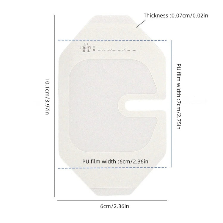 10pcs /Pack Transparent Dressing Water-resistant Adhesive Clear Bandages 6x7cm