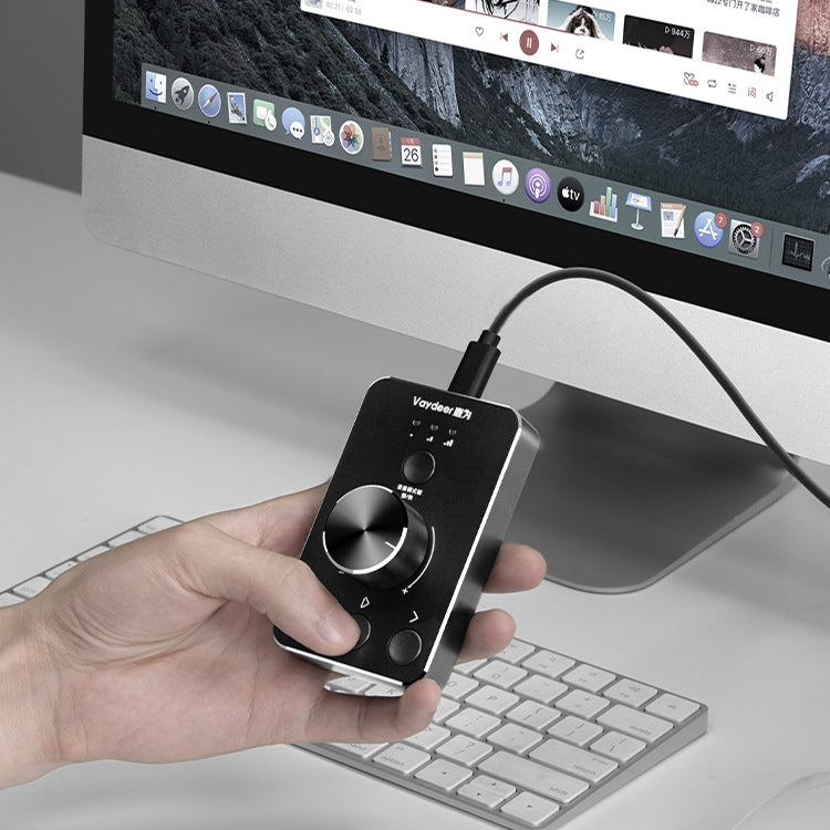 Vaydeer JP2011 USB Computer Volume Adjustment Controller Desktop Multimedia Rotary Button(Type-C) - free shipping - PMC Jewellery - Order now!
