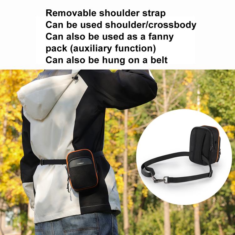 Cwatcun D168 Small Convenient Camera Bag Scratch-Resistant And Wear-Resistant Microslice Card Camera Pouch(Black) - free shipping - PMC TechLife - Order now!