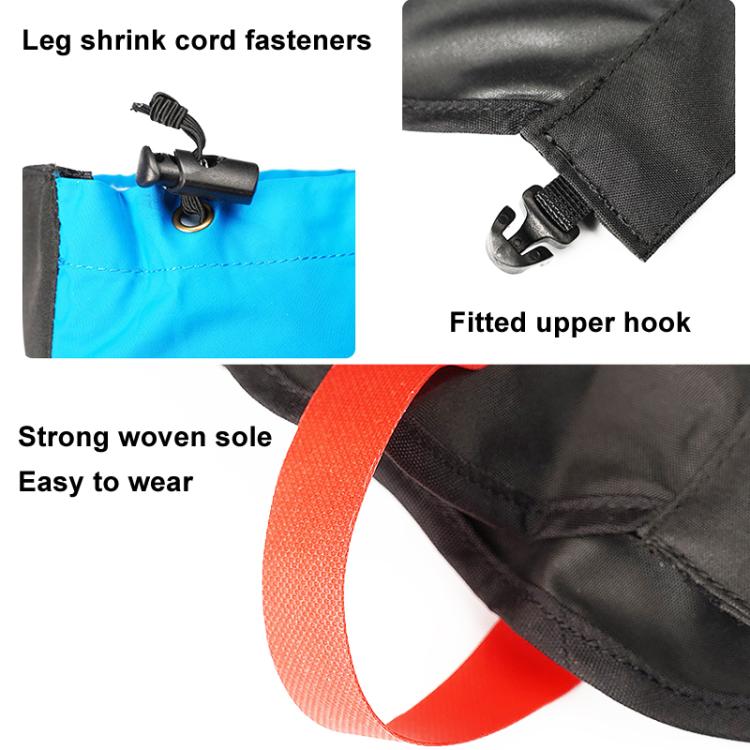 AOTU AT8913 1pair Children Riding Skiing Waterproof Calf Protectors Outdoor Sandproof Shoes Covers, Color: Blue L - free shipping - PMC Jewellery - Order now!