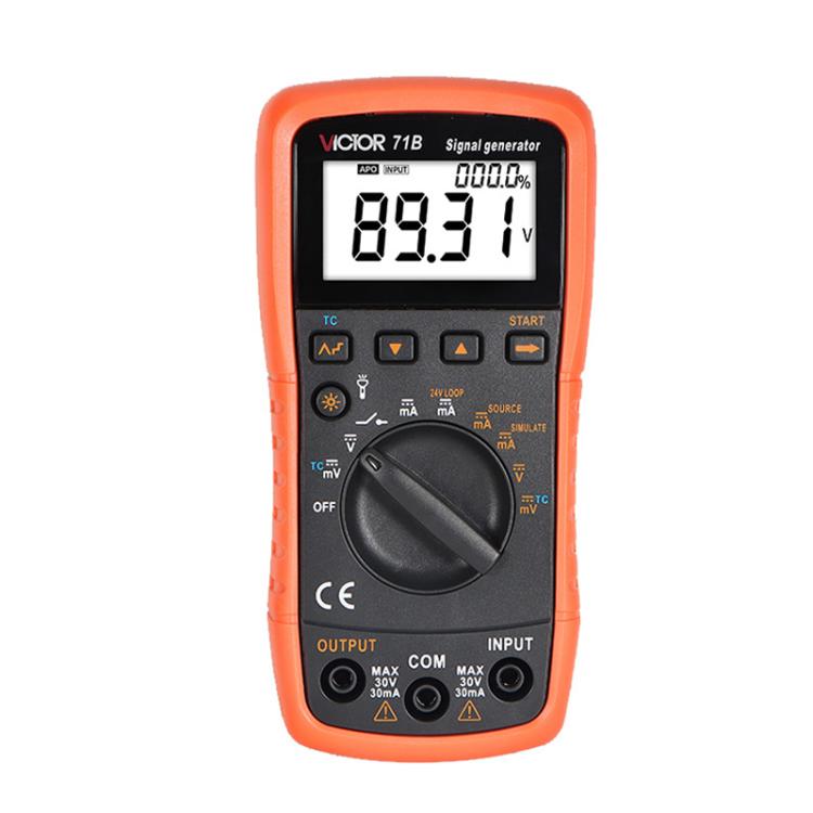 Victor Output Current Voltage Process Signal Source Multimeter, Model: VC71B - free shipping - PMC Jewellery - Order now!