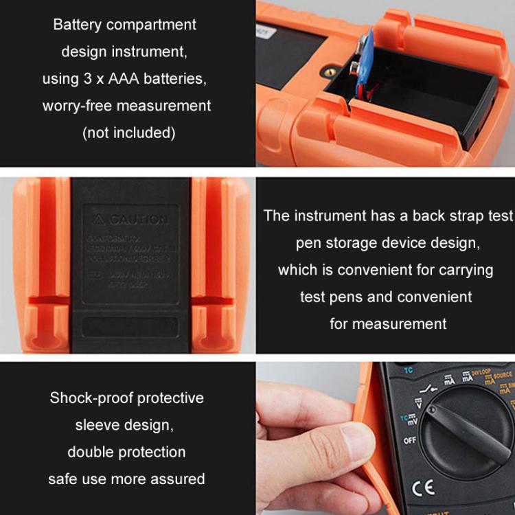 Victor Output Current Voltage Process Signal Source Multimeter, Model: VC71C - free shipping - PMC Jewellery - Order now!