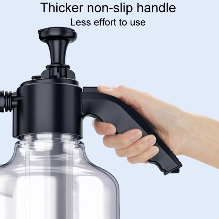 2L Handheld Home Car Wash Foam Sprayer High Pressure Side Opening PA Bottle