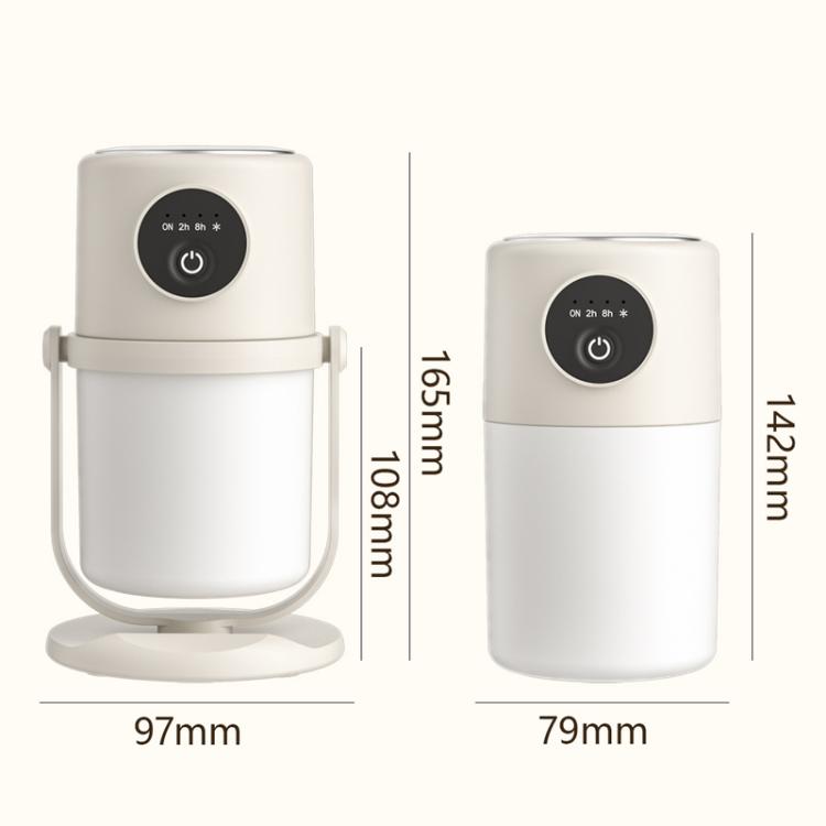 USB Intelligent Home Large Capacity Humidifier With Night Light Small Air Purifier, Color: White+Base - free shipping - PMC TechLife - Order now!