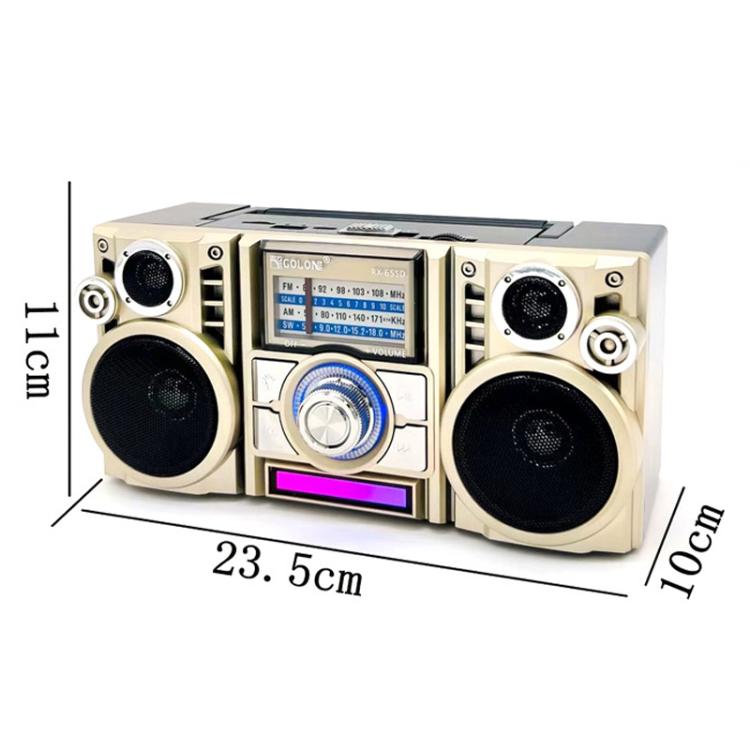 COLON RX-65SD Solar Charging Stereo FM Radio Wireless Bluetooth Speaker(Random Color Delivery) - free shipping - PMC Jewellery - Order now!