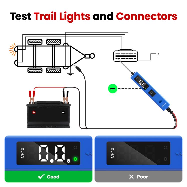 OBDResource 0-80V Multi-Function Portable Automobile Circuit Tester(CP10) - Electronic Test by OBDResource | Online Shopping South Africa | PMC Jewellery | Buy Now Pay Later Mobicred