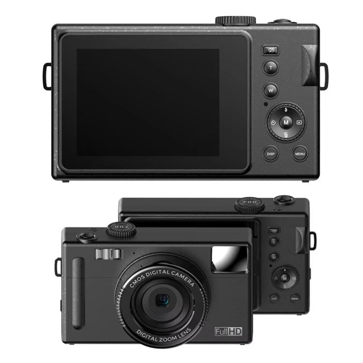 AMKOV CD-R1 24MP HD Pixel Shooting Student Camera 1080P Video Recording CCD Photo Video HD Camera(Black) - free shipping - PMC Jewellery - Order now!