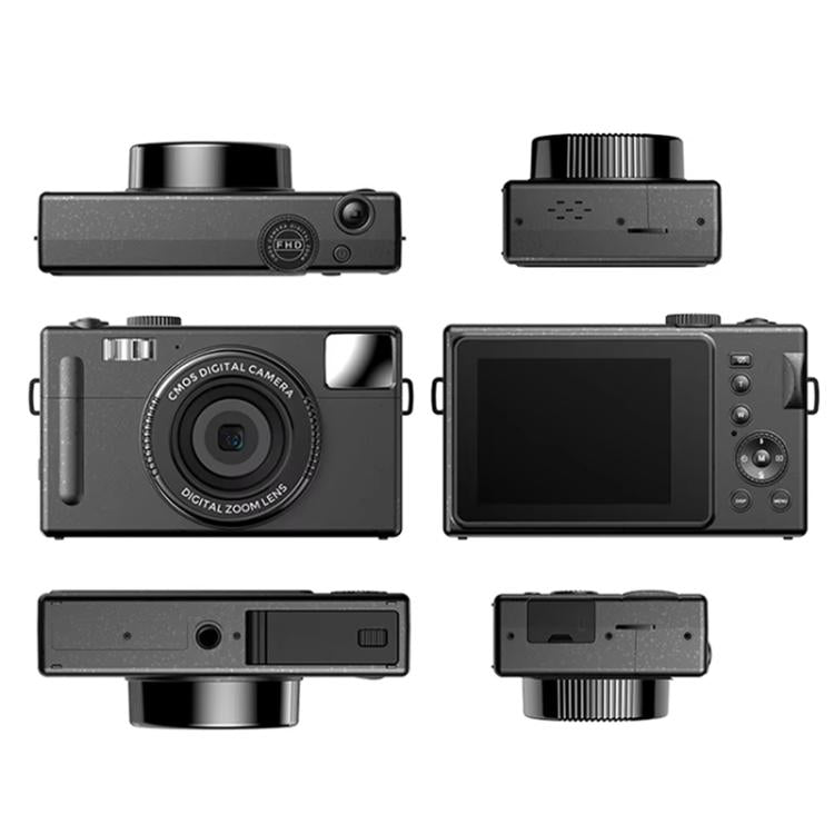 AMKOV CD-R1 24MP HD Pixel Shooting Student Camera 1080P Video Recording CCD Photo Video HD Camera(Black) - free shipping - PMC Jewellery - Order now!
