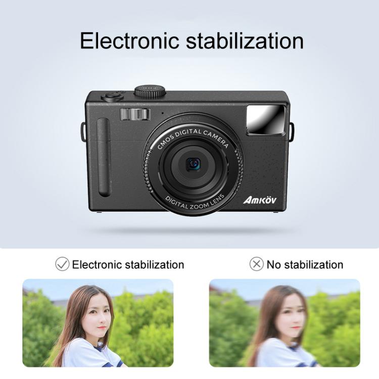 AMKOV CD-R1 24MP HD Pixel Shooting Student Camera 1080P Video Recording CCD Photo Video HD Camera(Pink) - free shipping - PMC Jewellery - Order now!