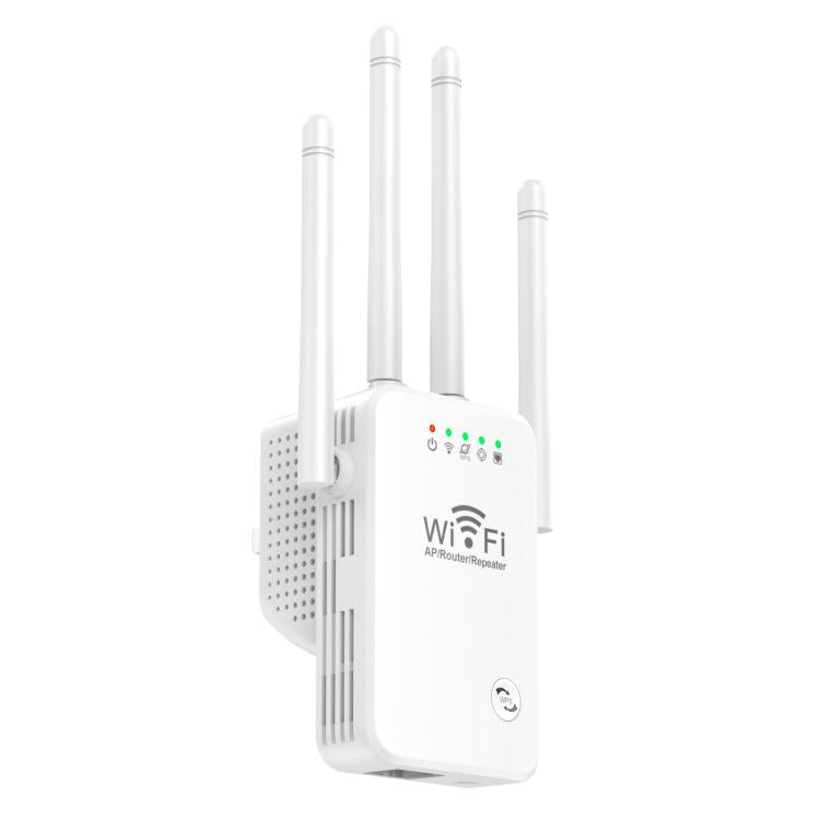 Urant U9 300Mbps 2.4G Wireless Repeater WiFi Signal Amplifier Support WPS Quick Setting AU Plug White