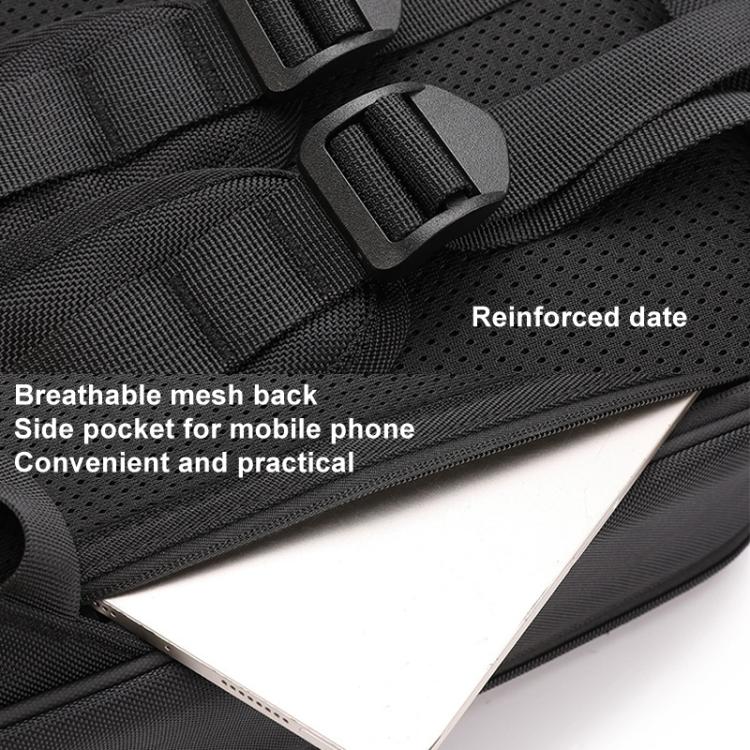 For DJI Air 3 / 3S BKANO AS3-013 Portable Shoulder Bag Hard-shell Storage Backpack(Black) - free shipping - PMC Jewellery - Order now!