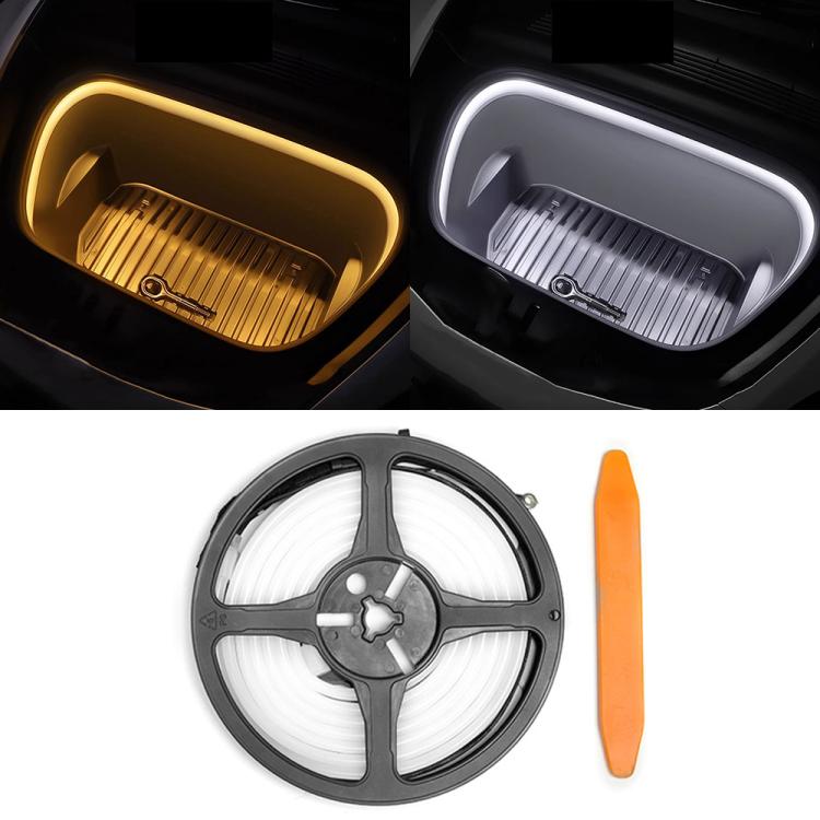 For Tesla Model 3 / Y Front Trunk Atmosphere Decorative Lights Welcome Light Bar(Warm Light) - Atmosphere lights by PMC Jewellery | Online Shopping South Africa | PMC Jewellery | Buy Now Pay Later Mobicred