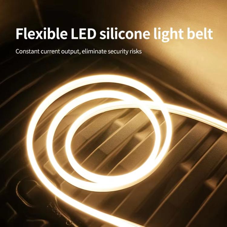 For Tesla Model 3 / Y Front Trunk Atmosphere Decorative Lights Welcome Light Bar(Warm Light) - Atmosphere lights by PMC Jewellery | Online Shopping South Africa | PMC Jewellery | Buy Now Pay Later Mobicred