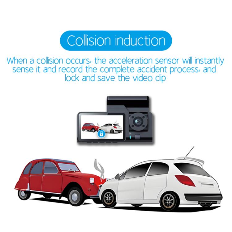G71 HD 1080P Three-Lens 2.0-Inch Infrared Night Vision Driving Recorder, Spec: WIFI Connection - Car DVRs by PMC Jewellery | Online Shopping South Africa | PMC Jewellery | Buy Now Pay Later Mobicred