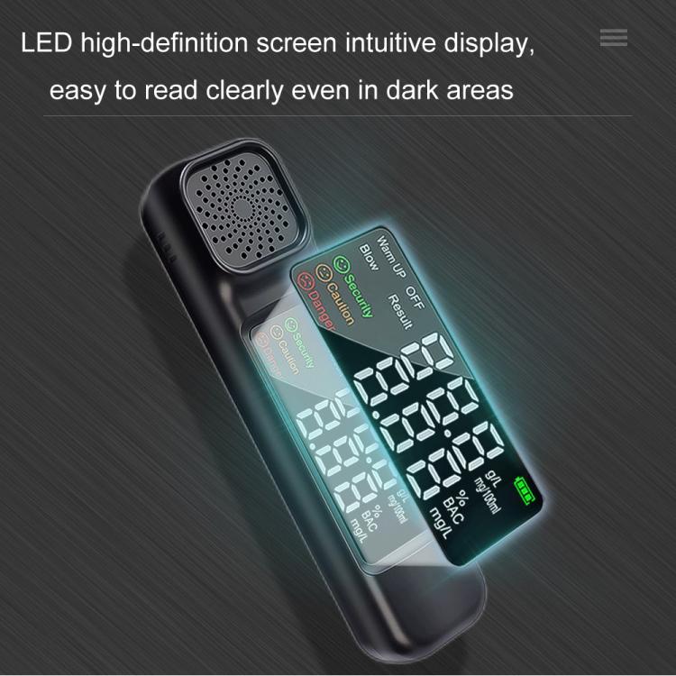 High-Precision Air-Blowing Alcohol Concentration Detector(AM03) - Breath Alcohol Tester by PMC Jewellery | Online Shopping South Africa | PMC Jewellery | Buy Now Pay Later Mobicred