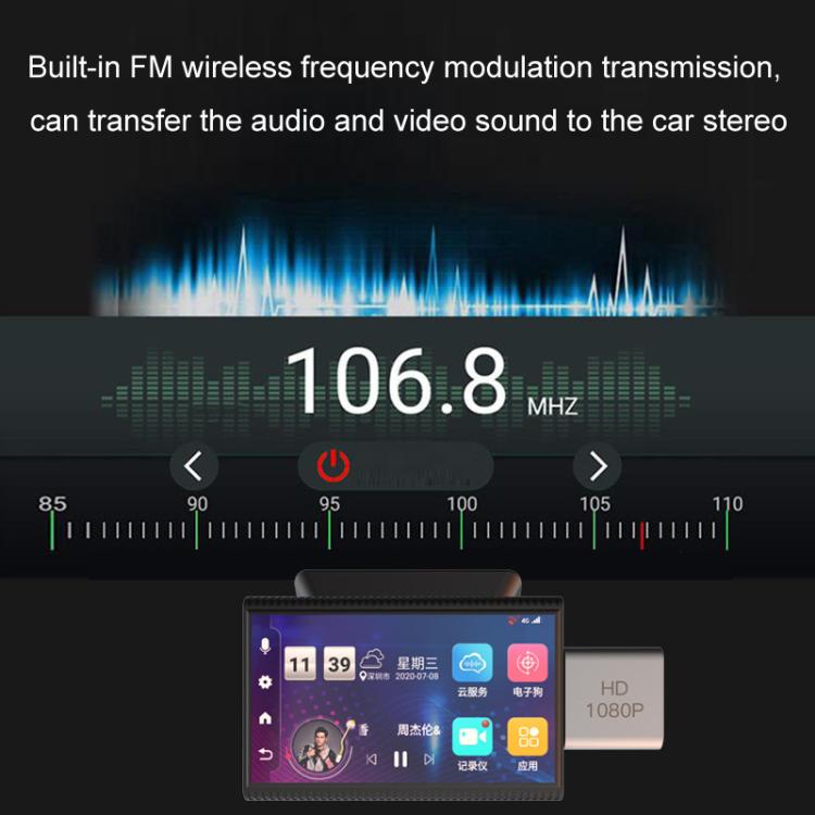 International Version AI Operation 4G Night Vision Remote Monitoring Driving Recorder(Front + Rear) - Car DVRs by PMC Jewellery | Online Shopping South Africa | PMC Jewellery | Buy Now Pay Later Mobicred