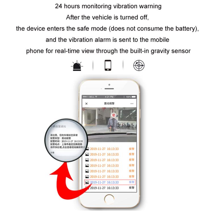 International Version AI Operation 4G Night Vision Remote Monitoring Driving Recorder(Front + Rear) - Car DVRs by PMC Jewellery | Online Shopping South Africa | PMC Jewellery | Buy Now Pay Later Mobicred