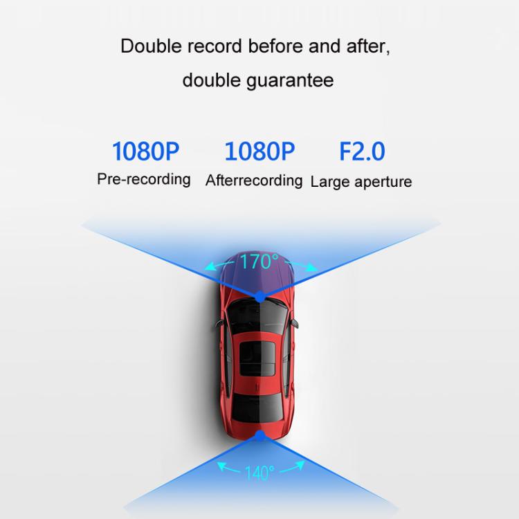 International Version AI Operation 4G Night Vision Remote Monitoring Driving Recorder(Front + Rear) - Car DVRs by PMC Jewellery | Online Shopping South Africa | PMC Jewellery | Buy Now Pay Later Mobicred