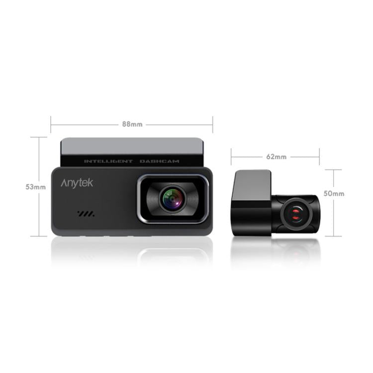Anytek T1 PRO 3.2 Inch 2K HD Night Vision Car Recorder Hidden Car Camera Front And Rear Dual Recording - free shipping - PMC Jewellery - Order now!