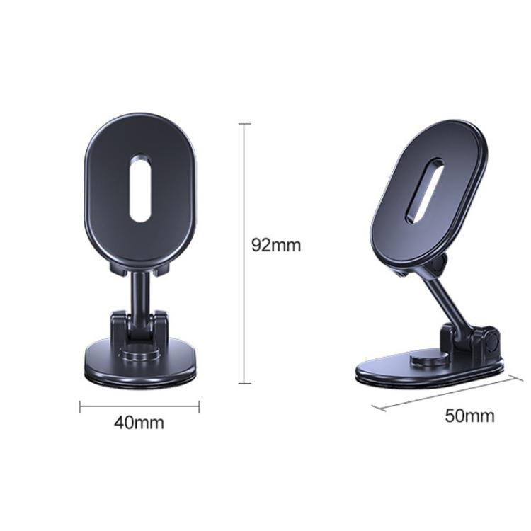 Foldable Magnetic Car Phone Holder Mount Multi-angle Adjustable Cellphone Navigation Bracket(Black) - Universal Car Holders by PMC TechLife | Online Shopping South Africa | PMC TechLife | Buy Now Pay Later Mobicred