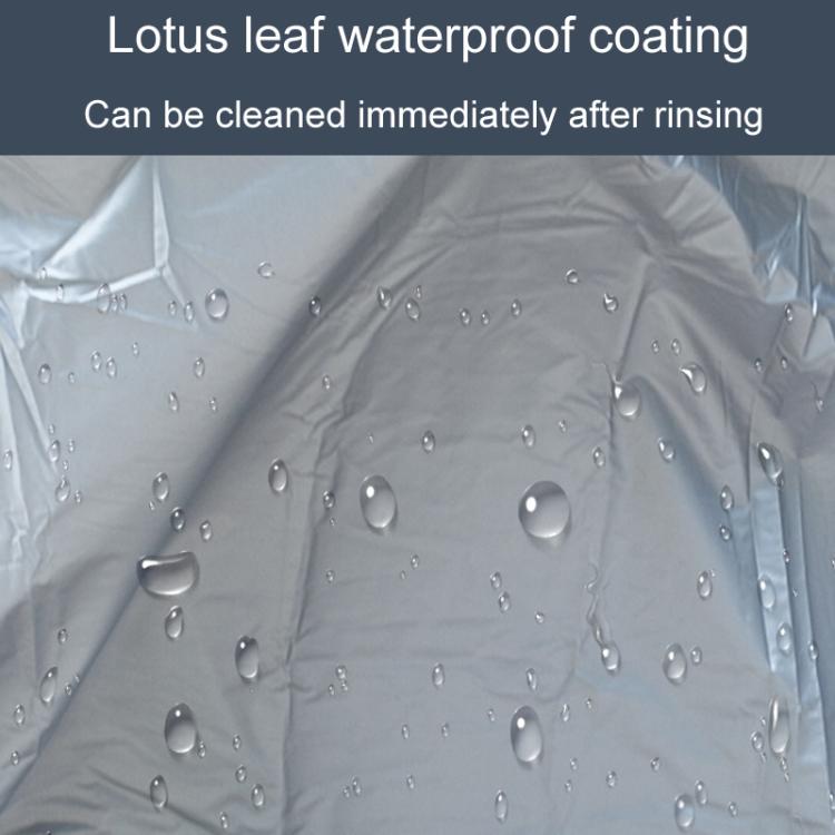 Car PE Film Waterproof And Dustproof Four Seasons Universal Coat Cover, Size: XXL(Silver Gray) - PE Material by PMC Jewellery | Online Shopping South Africa | PMC Jewellery | Buy Now Pay Later Mobicred