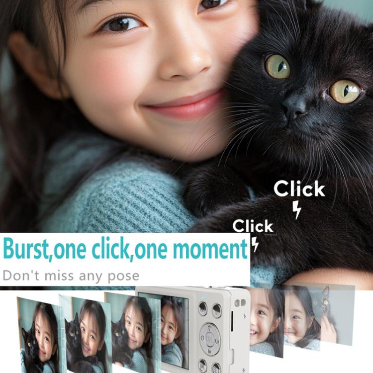 Anytek S7 4K HD Digital Camera Self-Timer Travel Camera Student Kids Card Camera(Pink) - free shipping - PMC Jewellery - Order now!