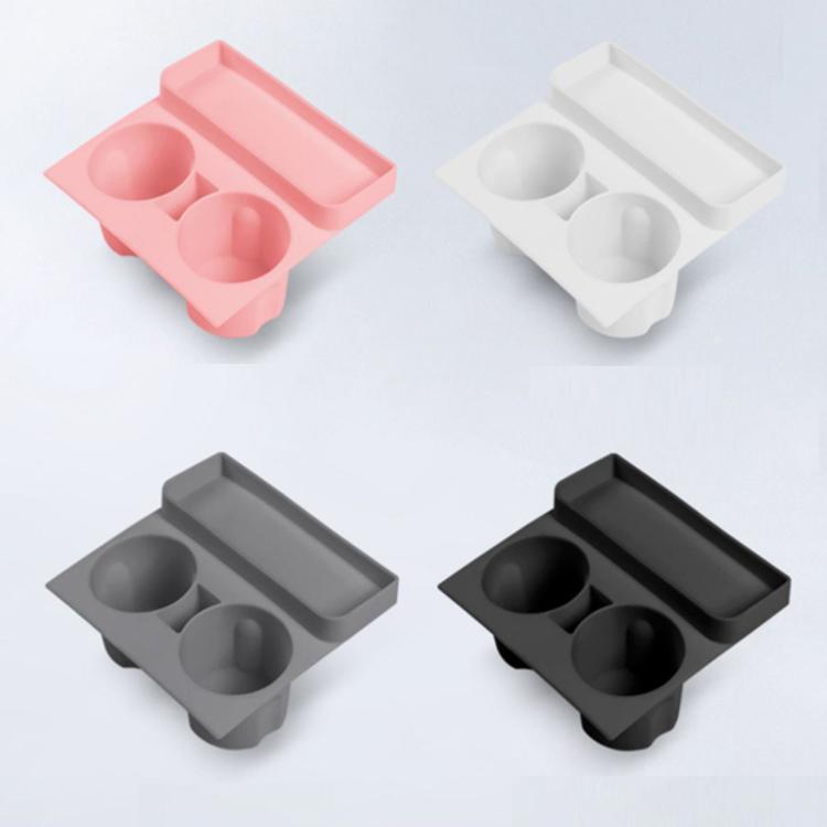 For Tesla 21-23 Model 3/Y Central Control Integrated Silicone Storage Cup Holder(Pink)