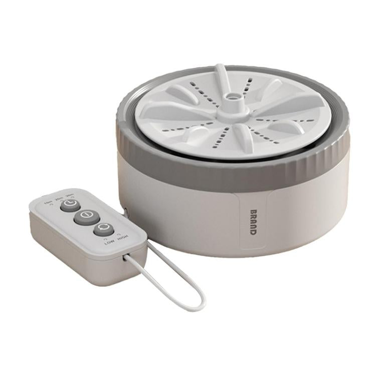 Mini Portable Underwear Socks Turbine Washing Machine, Color: Gray Standard
