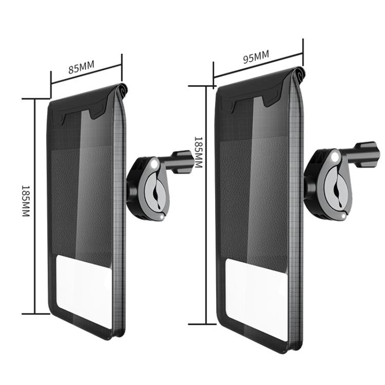 Bicycle Holder Waterproof Pouch Bag Bike Motorcycle Handlebar Mirror Phone Stand Mount, Size: XL - Holders by PMC TechLife | Online Shopping South Africa | PMC TechLife | Buy Now Pay Later Mobicred