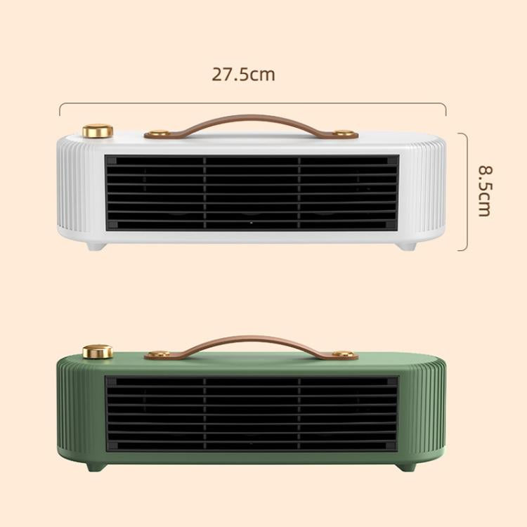 FS007 800W Home Desktop Heater Large Area PTC Heating Device, Spec: UK Plug(Green)