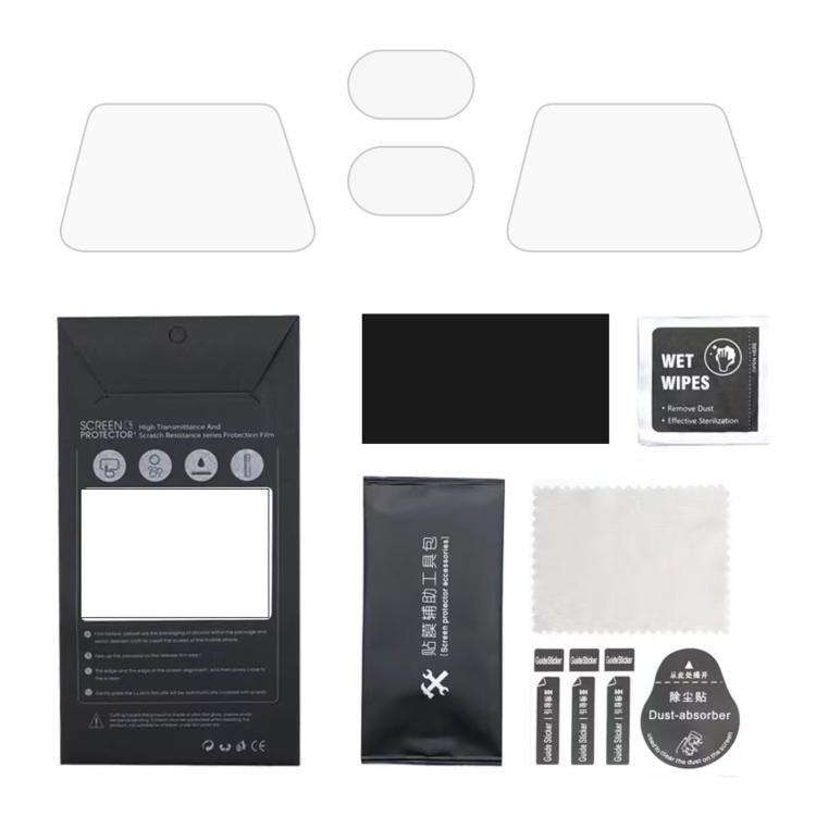 For DJI Flip CQT 4 In 1 Drone Nano Lens Radar Scratch Resistant HD Full Wrap Protective Film
