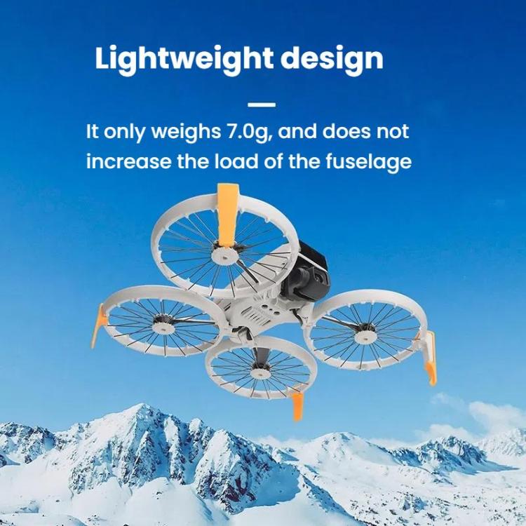 For DJI Flip CQT 4 In 1 Drone Folding Booster Stand Scratch and Wear Resistant Landing Protective Bracket(Black)