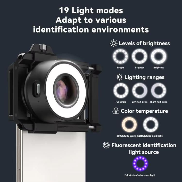 APEXEL APL-MS120 Handheld Identification Repair Quality Inspection Jewelry HD Magnification Mobile Microscope - free shipping - PMC Jewellery - Order now!